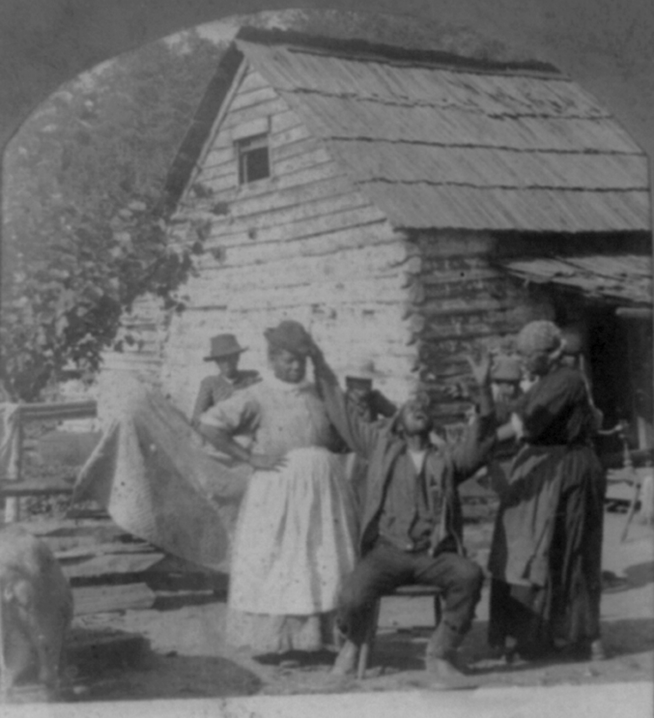 Pulling Tooth at Home 1800s