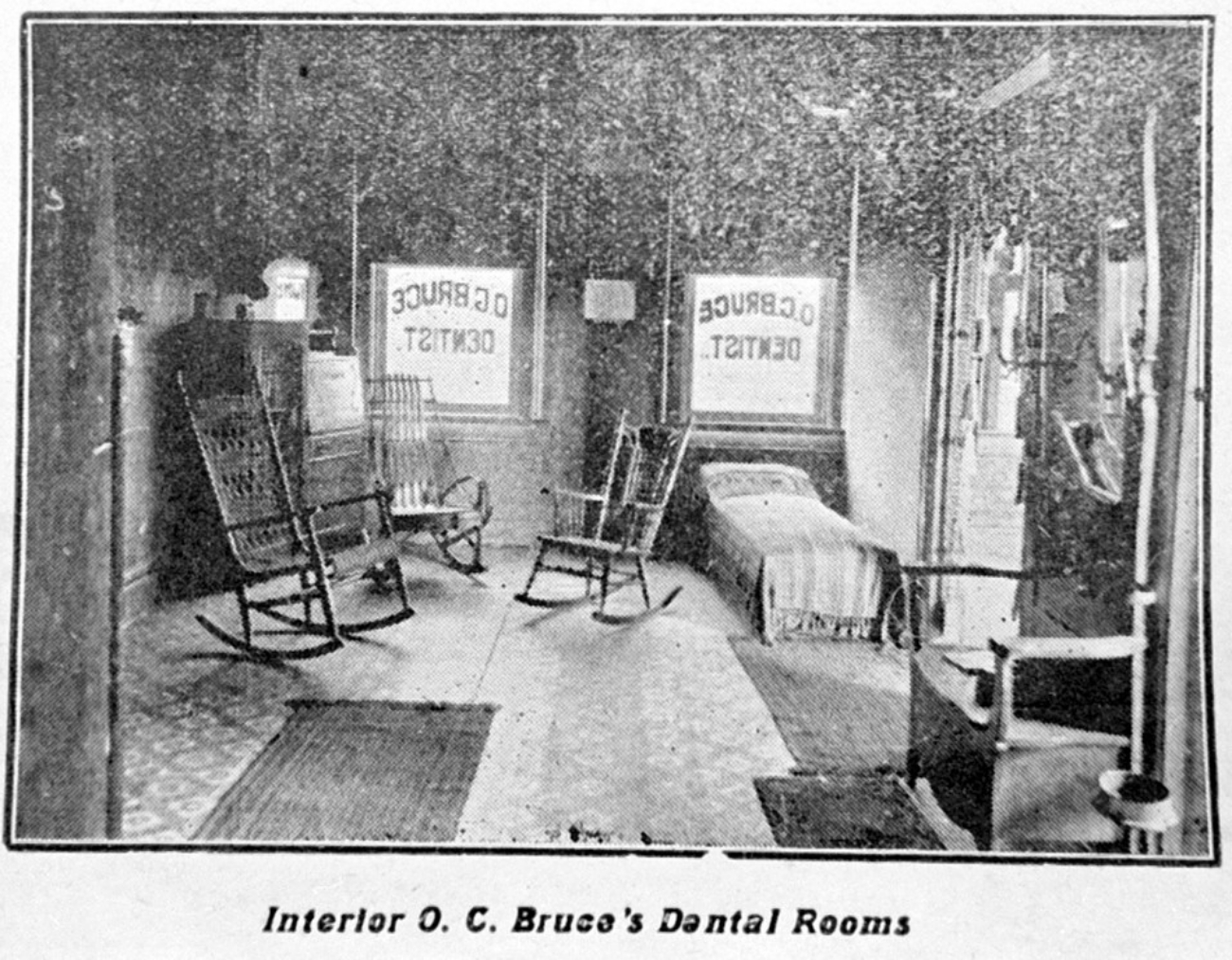 Late 1800s Dentist Office with Rocking Chairs