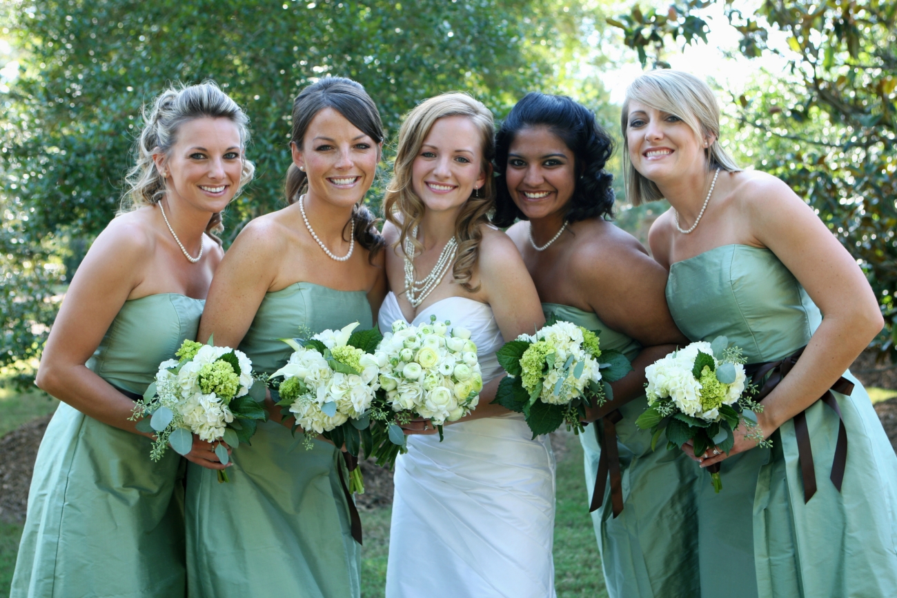 2010s Bride and Bridesmaids