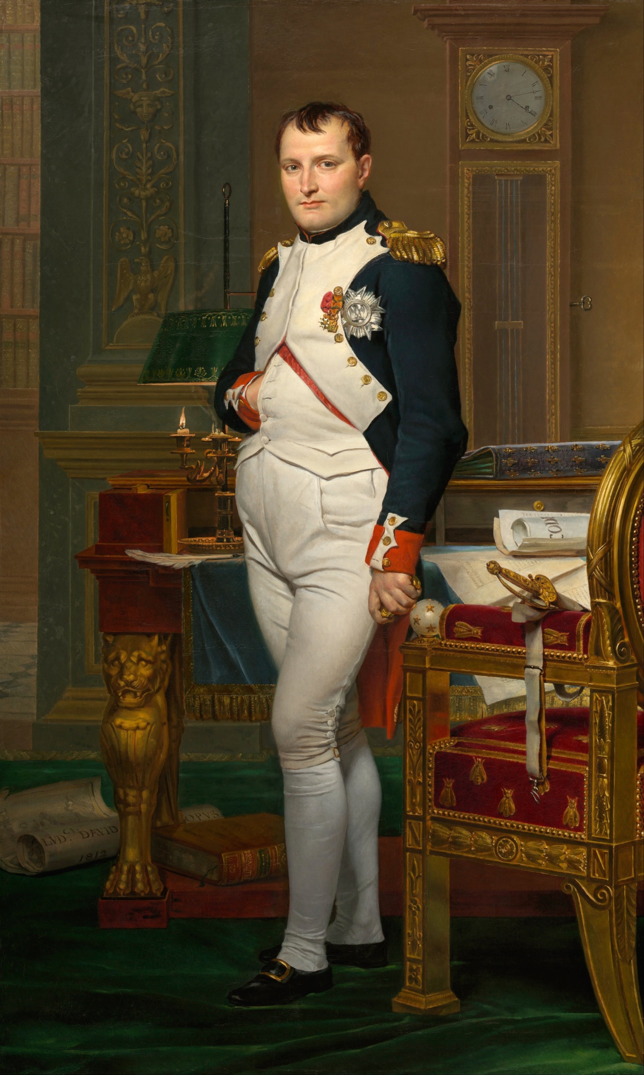 Portrait of Napoleon I Standing from 1812