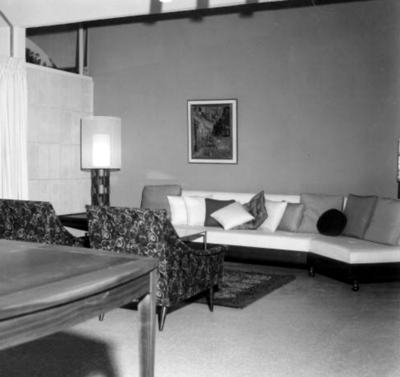 1960s Living Room Modern Sectional Sofa