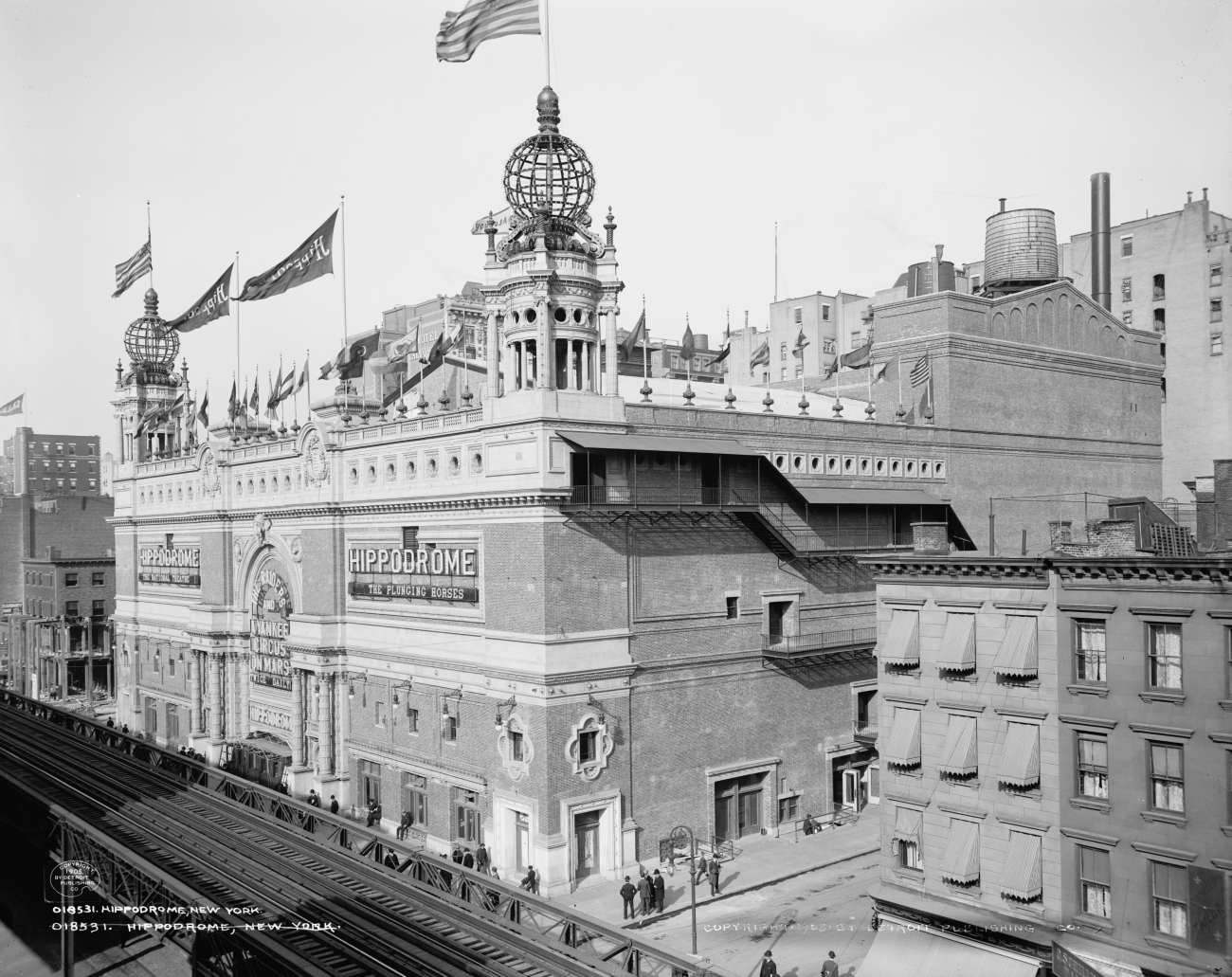 Hippodrome Exterior NYC 1903