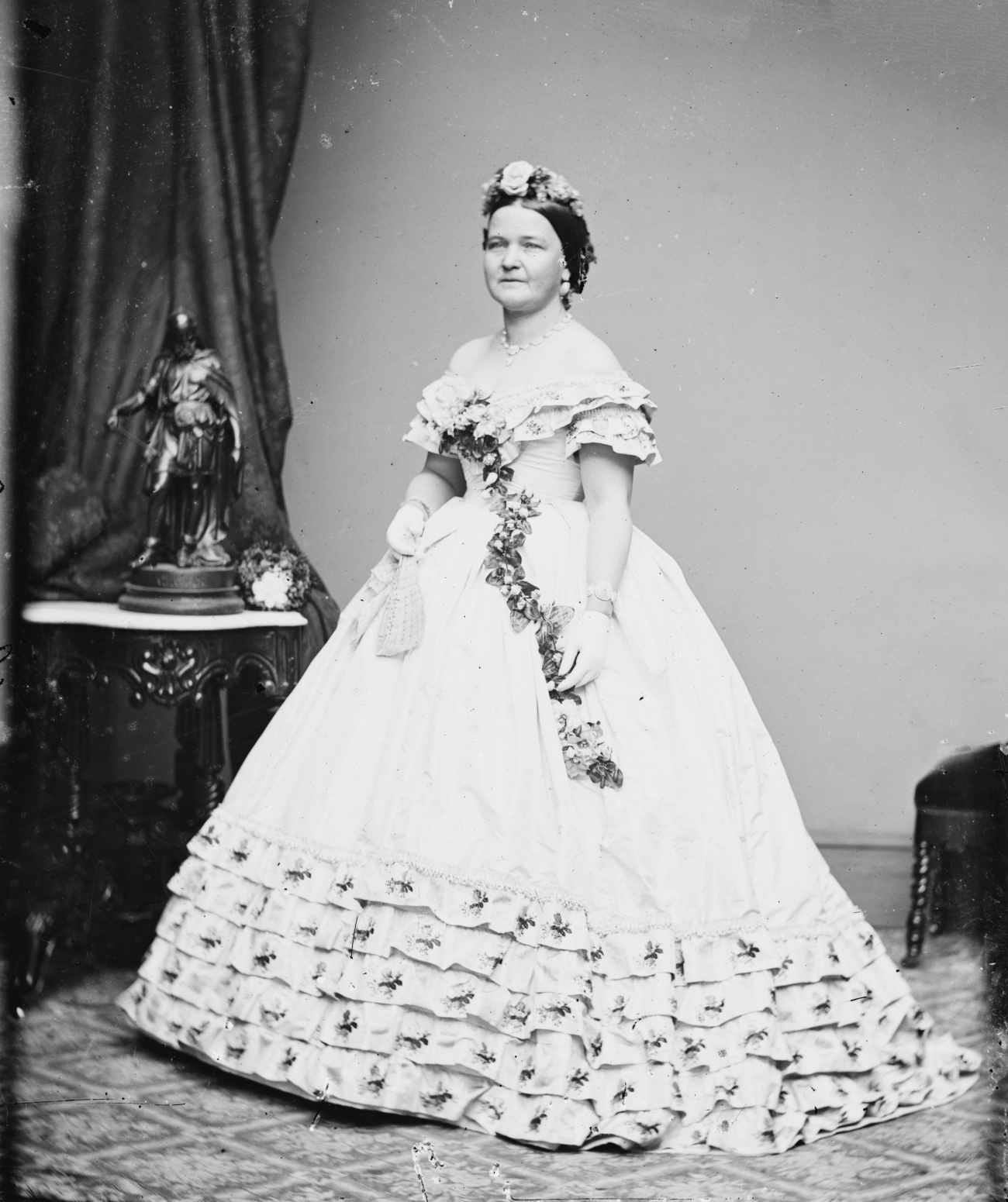 Mary Todd Lincoln Floral Dress