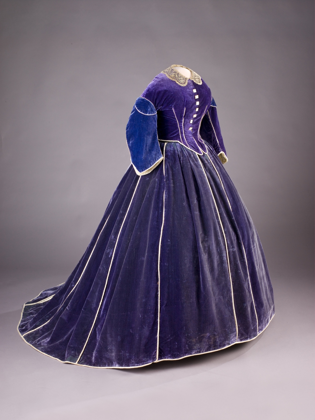 Mary Lincoln Todd Purple Velvet Ensemble