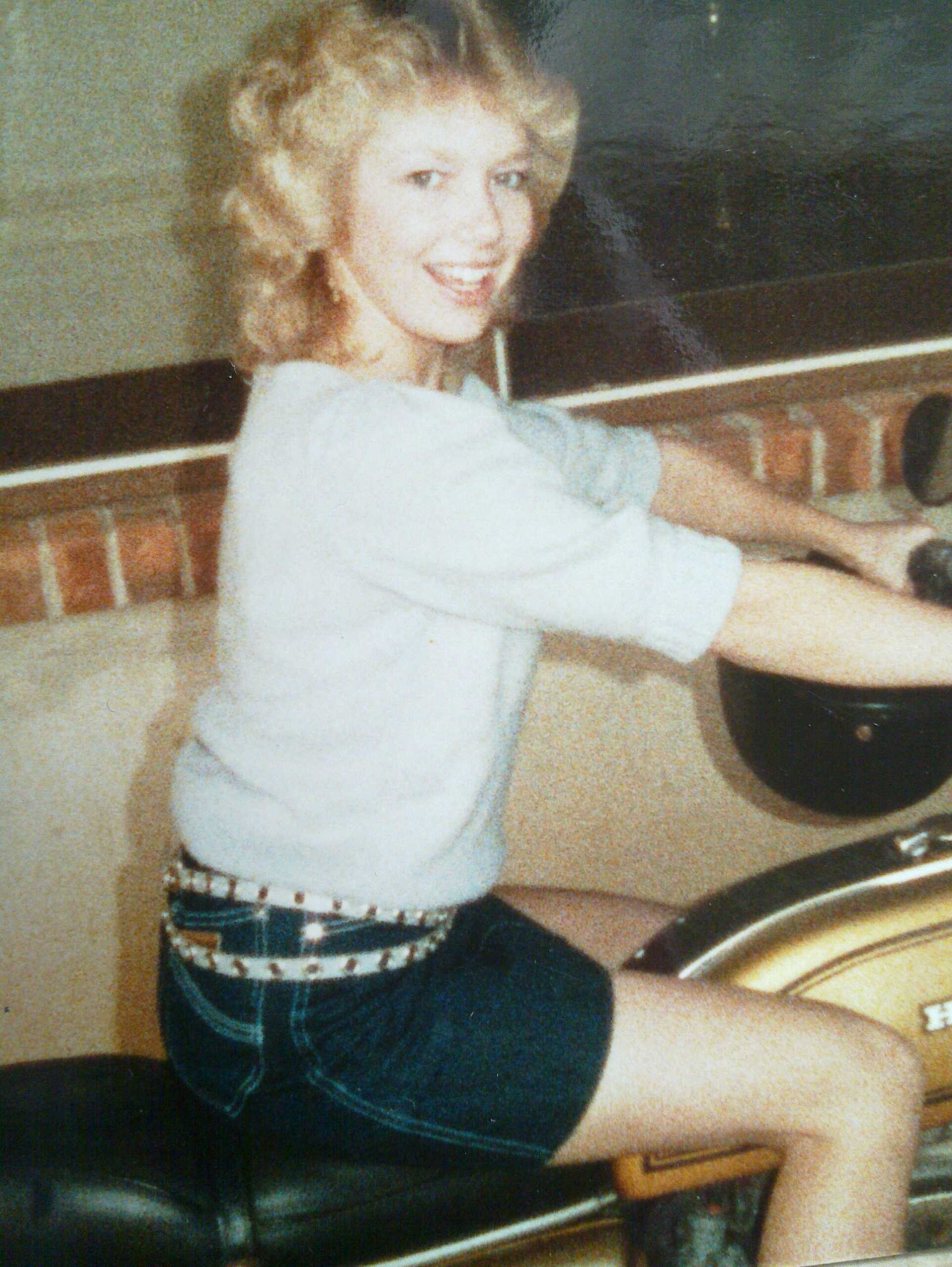80s Woman with Permed and Sprayed Hair