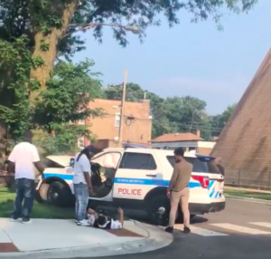 Captivating Footage Shows Civilians Saving Cop After Hit & Run Crash ...