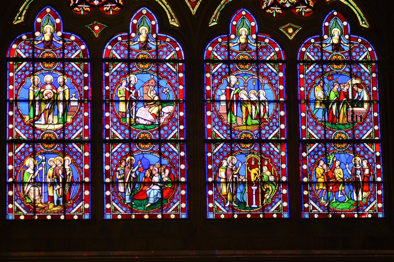 stained glass window