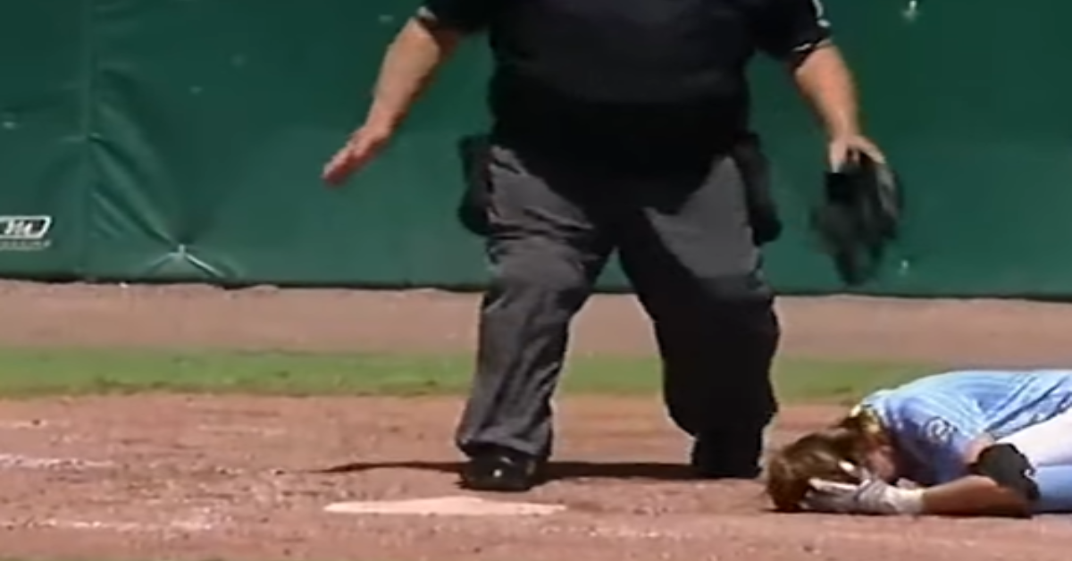 Little League baseball player comforts pitcher who hit him in the head 