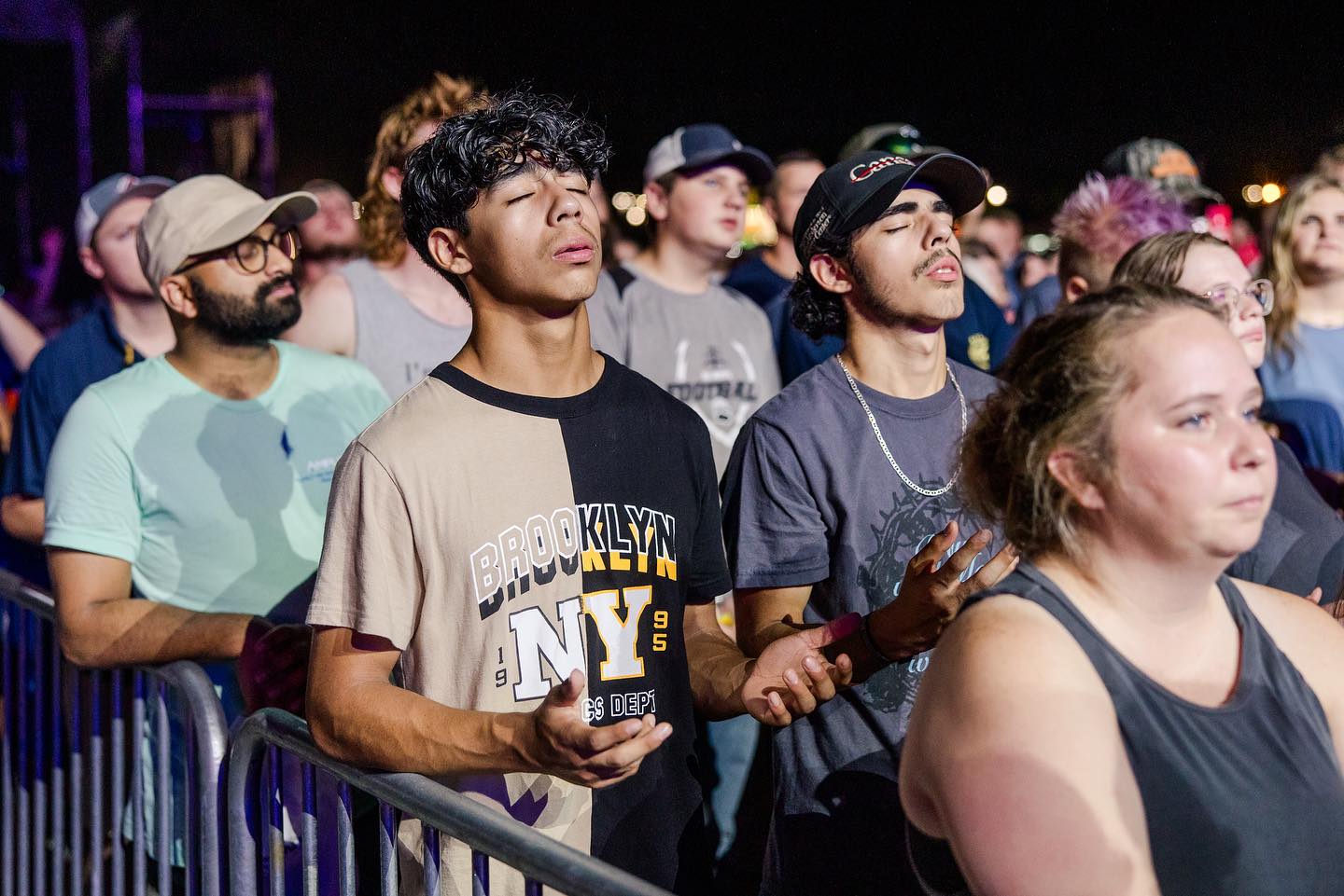 Attendees at Amplify Festival