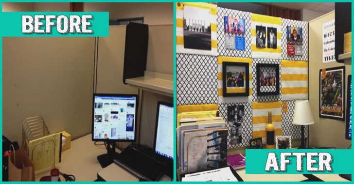 8 Clever Cubicle Makeovers To Make Work Suck Less