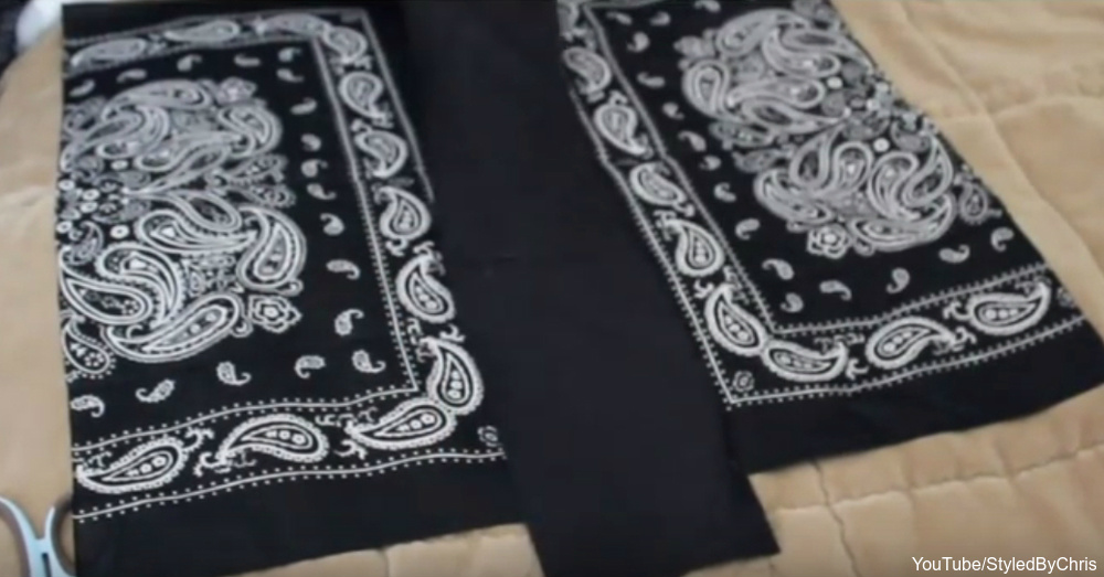 Who Knew You Could Make Shorts Out Of Bandanas? Crafty House