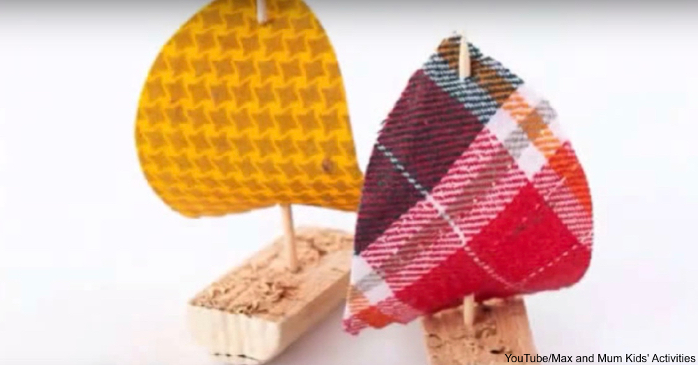 Summer Fun Make This Wine Cork Sailboat With the Kids Crafty House