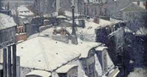 Rooftops in the Snow by Gustave Caillebotte 1878