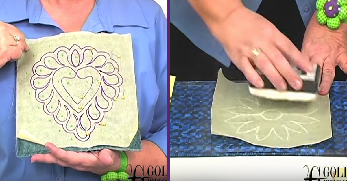 Two Methods Of Marking Designs On Quilt Tops Crafty House