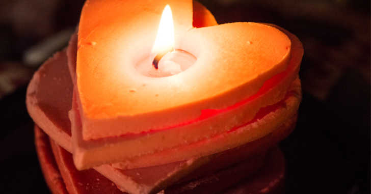 Heart Candle