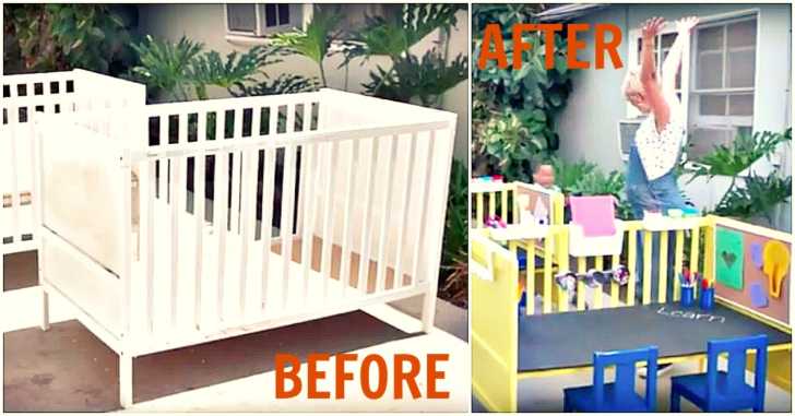 An Old Crib Easily Becomes The Perfect Addition To Your Office Crafty House