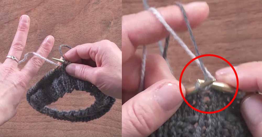 Take Your Knitting To The Next Level With This 2 Color Technique