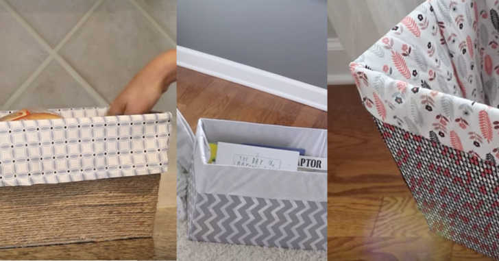 She Transforms Old Boxes Into These Shabby Chic Organizers! | Crafty House