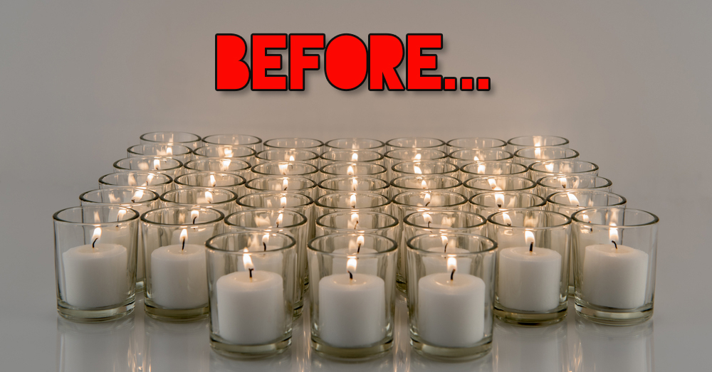 Quick & Easy Votive Makeover! Crafty House