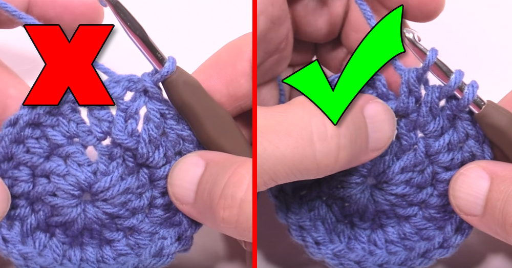 Crochet Hack How To Close Gaps When Crocheting In The Round Crafty House