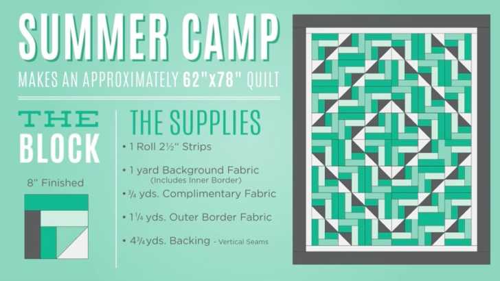 Summer Camp Quilt Pattern by Missouri Star Whimsical | Missouri Star Quilt Co.