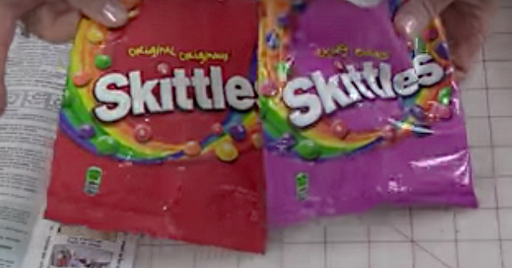 You’ll Never Believe What She Does With These Candy Wrappers! Crafty