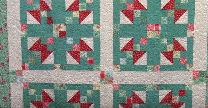 Missouri Star Quilt Co. Half Square Triangles Around the World Quilt Pattern