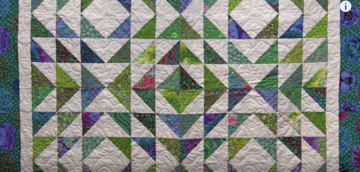 Missouri Star Quilt Co. Half Square Triangles Around the World Quilt Pattern