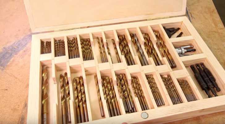 Do You Have A Bunch Of Drill Bits See This Clever Way To Organize