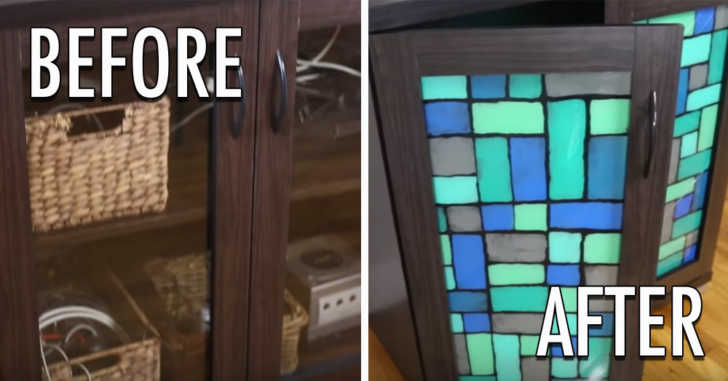 How To Make Faux Stained Glass With… Elmer's Glue?