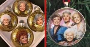 Golden Girls Christmas ornaments